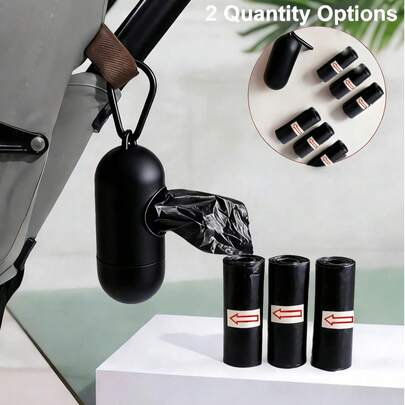 45pcs+1 Box Disposable Diaper Trash Bags, Baby Diaper Supplies, Diaper Collection Bags, Garbage Bags, Stroller Accessories, Convenient For Outdoor Stroller, Car, Living Room, Bathroom Baby Care, Baby Stroller Hanging, Gift For Kids, 75pcs