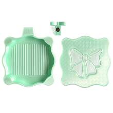 1Pc Cute Bow-Shape Magnetic Diamond Painting Tray With Separate Lid – Easy Sorting & Storage - Multicolor - View 11