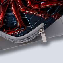 [1pc Laptop Bag]Spiders Print Notebook Laptop Bag, Briefcase Fabric Cover Suitable For 14-Inch Laptops, Soft Laptop Sleeve, Briefcase Tablet Sleeve, Laptop Zipper Case, Fixed Laptop Bag - Multicolor - View 4