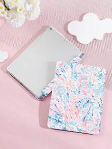 Fresh Pink Blue Watercolor Tablet Case, Compatible With IPad 9.7/10.2/10.5/10.9/12.9/Pro 11, 10th Generation, Compatible With Samsung Galaxy Tab S6 Lite 10.4-Inch, Compatible With Kindle Paperwhite 12th Gen 2024, 2022 Kindle (11th Generation), Soft And Drop Resistant, Intelligent Standing/Automatic Wake-Up/Sleep - Nhiều màu - Xem 2