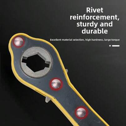 360°手柄自动省力升降扳手，手柄自动省力升降扳手，省力汽车千斤顶棘轮扳手，汽车长柄千斤顶轮胎扳手，360°正反转设计，一款省力汽车千斤顶扳手，适用于紧急情况。
