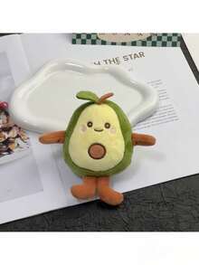 14cm Cute Avocado Plush Doll, Fruit Shaped Home Decor Plush Fruit Doll, Suitable As Gift For Friends, Valentine's Day, Party, Mother's Day - Multicolor - View 5