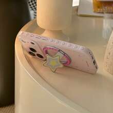 GUCADI Giá đỡ điện thoại từ tính hình ngôi sao màu hồng ổi dễ thương + ngôi sao đường dâu tây và ngôi sao vàng, tương thích với iPhone 17 Pro Max, 16, 11, 13, 15, dễ thương, sáng tạo, cổ điển, hình học, tối giản, màu sắc tương phản, độc đáo, phong cách - Bột ổi - Xem 13