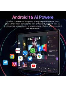 Qetupa 10,1-Zoll Android 15 Tablet, 4GB RAM + 64GB ROM, RK3562 Quad-Core Prozessor WLAN, 1280 x 800 HD Display, 6000mAh Akku, Dual-Kameras 5MP + 13MP, Stereo-Lautsprecher, stilvolles Design, robuste Konstruktion - Blau - Übersicht 3