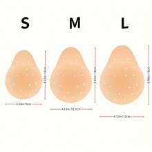 Seamless Breathable Silicone Breast Pads Women - Sticky Bra - Non-Slip Adhesive Breast Cover - M - 4,13 inch/10,5 cm - Xem 6
