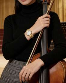 Anne Klein Women's Bracelet Watch, Classic Ladies Watch With Stainless Steel Strap, Women's Formal Watch, Women's Round Watch - Gold 2 - View 3