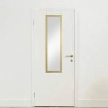 ICUTE- Over-The-Door Rectangular Mirror, Gold, 14" X 50" - 1 - Xem 4