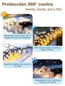 Outdoor String Lights - 12m-100Luces - View 3