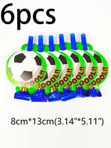 24/12/6件装足球啦啦队新奇吹气派对礼品 - 彩色 - 查看 7