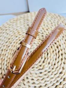 New Casual Minimalist PU Leather Belt, Versatile Accessory For Summer Dresses, Ins Style