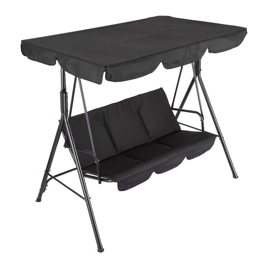 Patio Lounge Chair & Swing Chair - 黑色 - 查看 1