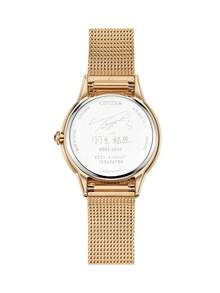 CITIZEN Stylish Rose Gold Watch For Women Classic Quartz Watch Stainless Steel Mother Of Pearl Dial - Gold - View 4