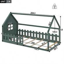 90 * 200 Cm Flat Bed, Folding Bed, Home Plinth - Green - View 7