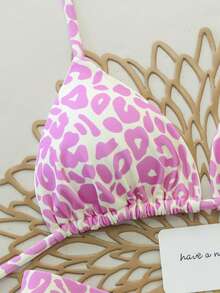 Women Bikini Sets - Pink - View 3