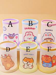 1 hộp đựng văn phòng phẩm dễ thương, hộp đựng bút, hộp đựng đồ dùng học tập/văn phòng, hộp đựng bút chì tròn gấp gọn hình hoạt hình sáng tạo, quà tặng nhỏ hàng ngày. - Nhiều màu - Xem 6
