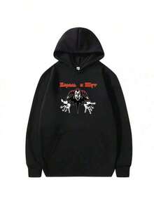 Men Outdoor Hoodies & Sweatshirts - Black - View 7