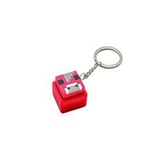 1pc Decompression Key Mechanical Keyboard Feel Clicker Decompression Keychain Pendant - Multicolor - View 10