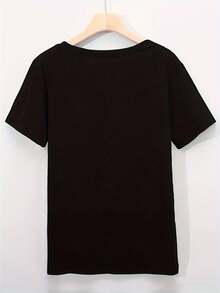 Camisetas de mujer - Negro - Ver 3