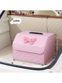 Car Trunk Storage Box Leather Multifunctional Vehicle Foldable Storage Box Organizer Car Interior Accessories