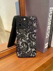 1pc Lace Texture Vertical Striped Ombre Cat Eye Matte Anti-Drop Phone Case Compatible With IPhone 17pro/17Air /17/17promax16/11/16pro/16plus/16promax/16e/15Promax/13/14/12/XS/XR/7G/8P, Galaxy S25/S25PLUS/S25 Ultra/A16/A36/A26/A56/A50/A12/A32, 11/12Pro/12/12X/13Pro/14Pro/15Pro/, Redmi 10/9/Note9/12c/Note11pro/Note8Pro - Multicolor - View 2