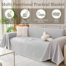 Gugxiom Cubre Sillones Ajustables Antideslizante Lavable A Máquina Cubre Sofa Protector Antiarañazos de Gatos Cubre Salas esquineras en L Gris Claro 180 * 260cm - Gris Claro - Ver 3