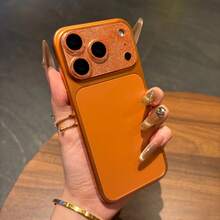 Fashionable Glitter Lens Protector Cover Compatible With Apple Smartphones - Orange - View 6