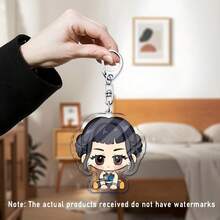 1pc KPOP Witch Hunt Squad Acrylic Keychain Pendant, Cute Decoration For Student Backpack, High-Quality Small Gift, Concert Souvenir - Multicolor - View 3