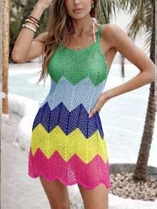 Virginia Beach Cover-Up For Women, Carnival Look 2026 - 繽紛混合裝 2 - 查看 1