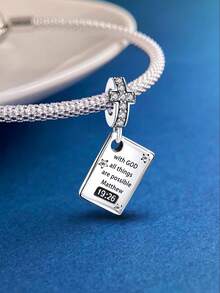 1 chiếc vòng tay đính hạt thời trang Giáng sinh, thích hợp cho nữ giới tự làm trang sức và phụ kiện hàng ngày, lý tưởng cho các cô gái. - Kinh thánh - Xem 8