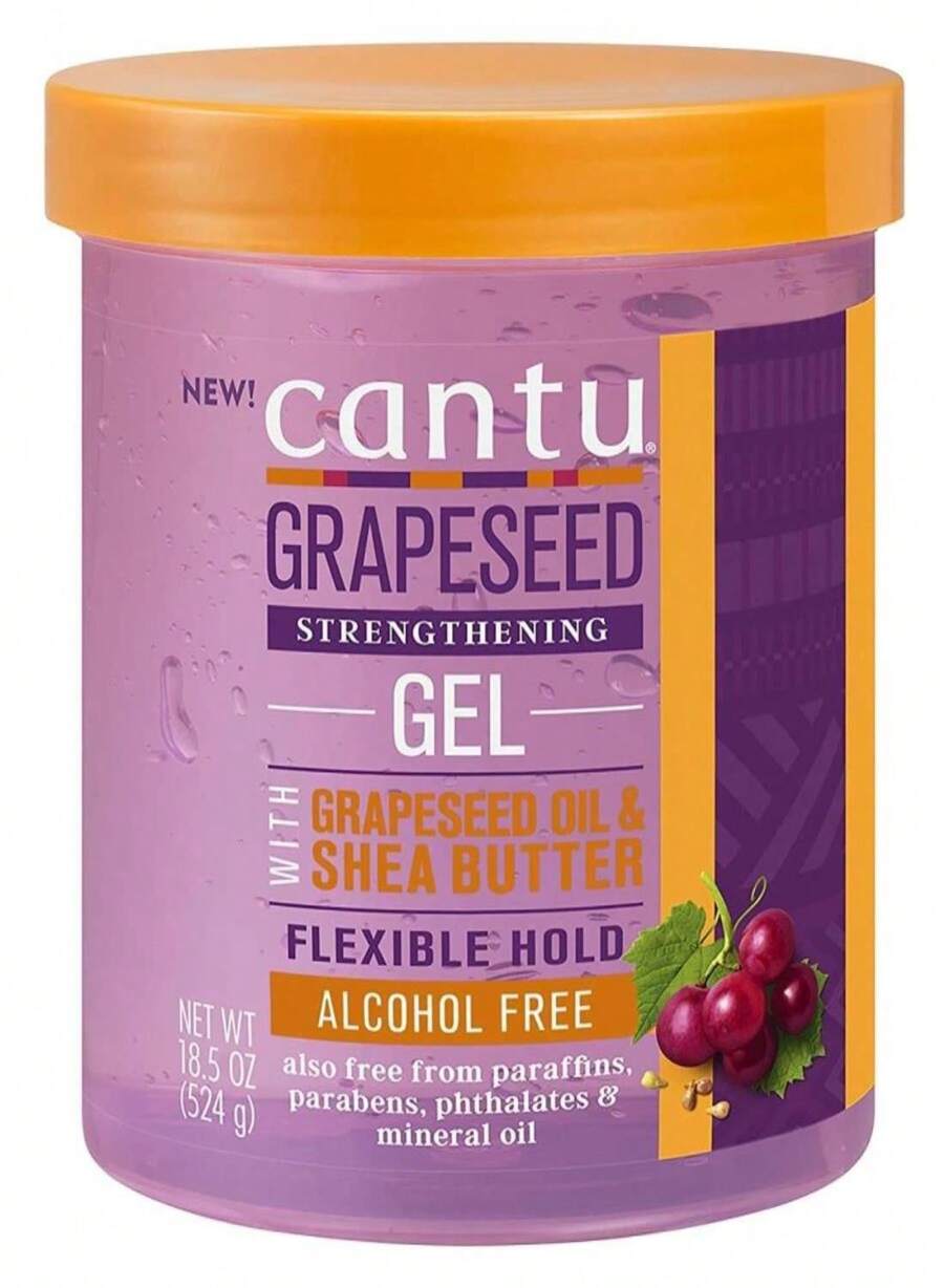 Cantu Grapeseed Style Gel 16.5 Ounce Jar (Pack Of 2) - ColorB - 查看 1