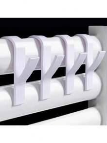 Acrylic Stone Pattern Wall Hooks Damage-Free Adhesive Hanging Hooks For Clothes Bags Hats Coats Towels In Dorm Closet Bathroom Bedroom Kitchen, No Drilling Required Self-Adhesive Wall Mount Hooks Decorative Geometric Design Home Organization Storage Solution For Apartments Offices - Multicolor - View 6