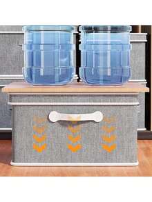Clothing Storage Bag, Fabric Storage Bins For Shelves, Bedding Moving Bag, Bedroom Storage Bag, Extra Large Capacity Storage Bag, Large Capacity Foldable Storage Box,Moving & Travel Storage Basket, Under Bed Storage Bag ,Suitable For School & Home - 灰色 - 查看 7
