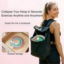 Soft Spring  Adults Exercise Fitness Weighted Hoops Indoor Outdoor Play - Multicolor - View 4