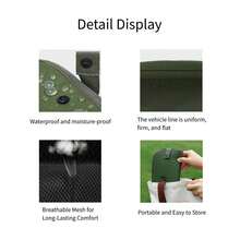 1pc 26cm X 36cm Outdoor Foldable Seat Cushion, Waterproof And Moisture-Proof, Reversible, Portable And Convenient, Suitable For Outings, Camping, Music Festivals, Outdoor Benches, Essential For Outdoor Activities And Spring Picnics - Multicolor - View 5