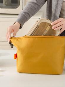 Large Capacity Lunch Bag, Thick Aluminum Foil Insulated Lunch Box Tote Bag, Portable For Work, Dumpling Insulated Bag - Multicolor - View 5