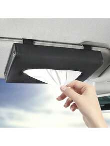 Automobile Sunshade Paper Towel Box Car - Mounted Fashion Pull-Out Carton - A - View 10