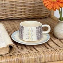 Ceramic Cup Coffee Cup Water Cup Mug Tea Cup Cup Personal Dedicated Japanese Style Ceramic Floral Pattern Couple - Cup - View 4