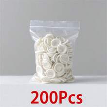 100pcs Latex Gloves, Durable & Reusable, Powder-Free & Anti-Static, Suitable For Beauty, Tattoo, Embroidery, Electronics Repair, Disposable Finger Cots, Medium Size - White - View 15