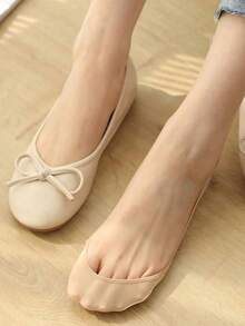 4/8 Pairs Women Silicone Non-Slip Hollow Heel Invisible Shallow Mouth Boat Socks, Suitable For Wearing With High Heels Or Daily Life - Multicolor - View 10