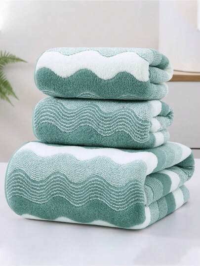 1/2 moderna minimalistiska badhanddukar i korallfleece, supermjuka och absorberande, extra stora badhanddukar, snabbtorkande, fäller inte, bastuhandduk, hög kvalitet, lätt, gästhandduk, bästa presenten till partnern, handduksstorlek: 34*75, badhandduksstorlek: 70*140