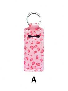 1 pièce Porte-clés rouge à lèvres, Étui multifonctionnel pour porte-clés rouge à lèvres, Sac de rangement pour rouge à lèvres à clipser, Accessoire de sac pour femme, Cadeau pratique, Sac de rangement pour porte-clés rouge à lèvres imprimé léopard, Porte-clés rouge à lèvres élastique (peut être assorti avec une boucle noire) - Multicolore - Voir 12