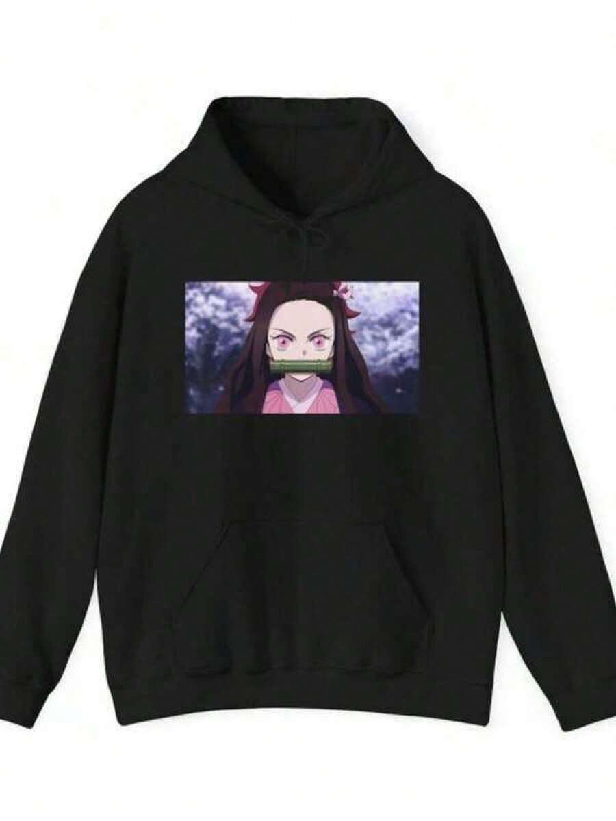 Men Outdoor Hoodies & Sweatshirts - Black - View 1