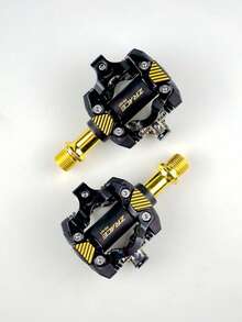 ZRACE PD-M1 SPD 332g GOLD Pedals Self-Locking MTB Gravel Components Using For Bicycle Racing Mountain Bike - Black - View 6