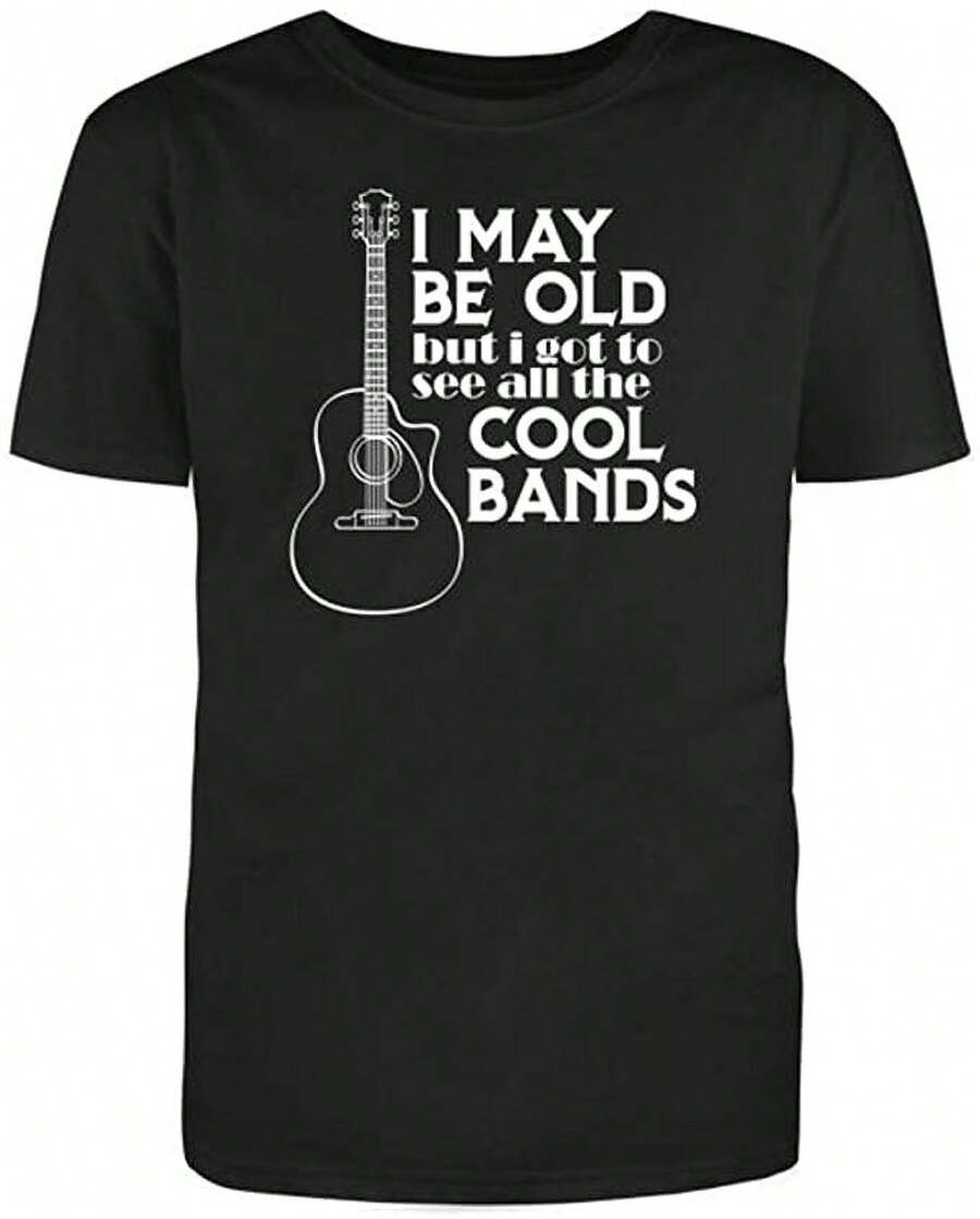 Camiseta de algodón de manga corta con cuello redondo y diseño creativo, adecuada para el uso diario y para hacer deporte, con dibujos humorísticos o letras simples, suave y cómoda. - Negro 11 - Ver 1