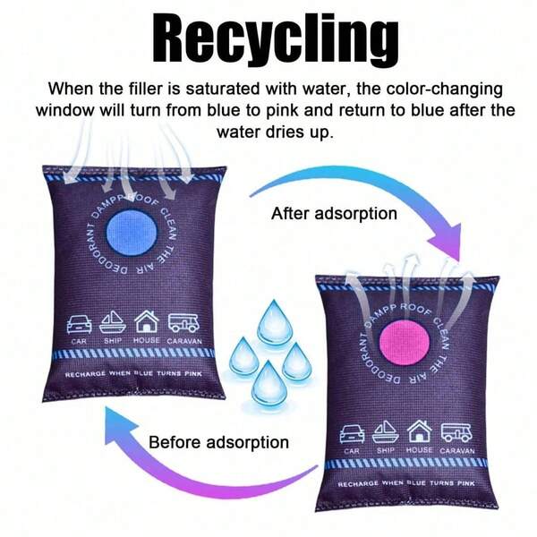 Silica Gel Desiccant, Dehumidifier, Moisture Proof, Home & Auto Supplies