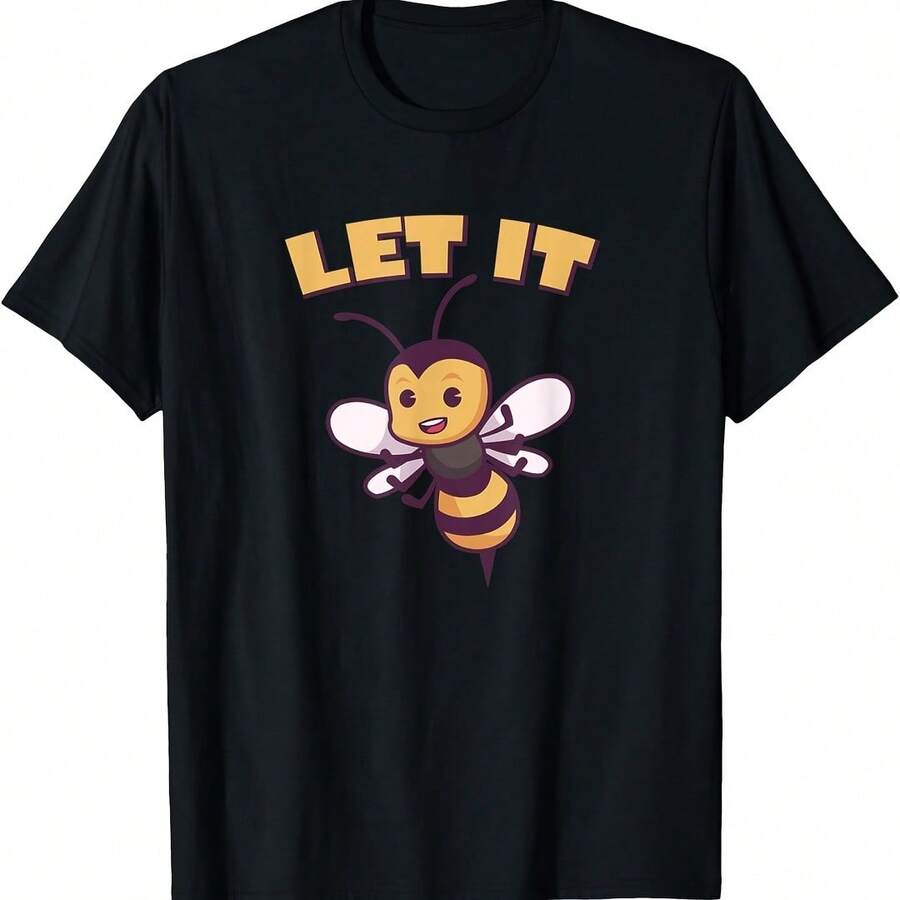 Cute Let Bee Honeybee Environment Beekeeper T-Shirt - White - View 1