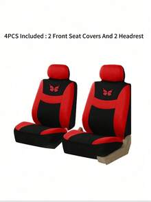 9 delar universella bilsätesöverdrag, heltäckande sätesöverdrag, framsätesöverdrag passar sedan, skåpbil, kompatibel med airbag, innehåller: 2 framsätesöverdrag, 1 ryggstödsöverdrag, 1 baksätesöverdrag, 5 nackstödsöverdrag. 4 delar: 2 framsätesöverdrag, 2 nackstödsöverdrag - Stil A - Visa 21