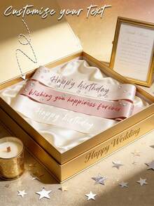 Correas personalizadas para fiestas con texto personalizado, correas con logotipo personalizado, correas para despedida de soltera, correas para concurso de belleza y cumpleaños, correas DIY, correas personalizadas para novia - Multicolor - Ver 4