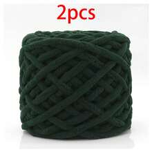 2pcs/200g Soft Ice Bar Chenille Yarn, Thick Chenille Yarn Suitable For Handmade DIY Soft And Thick Knitted Yarn, Can Be Used To Make Blankets, Scarves, Dolls, Slippers, Crochet Yarn - Multicolor - View 22