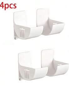 4pcs Adjustable Trash Bag Holder, Suitable For Storing Trash Bags, Cling Wrap, Umbrellas, Rolling Pins, Wrap Racks, Kitchen Organizers, Sink Organizers, Cabinet Organizers - Multicolor - View 13